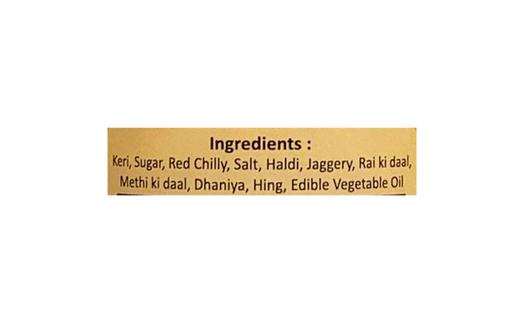 Jyoti Ben's Gud Keri    Glass Jar  200 grams